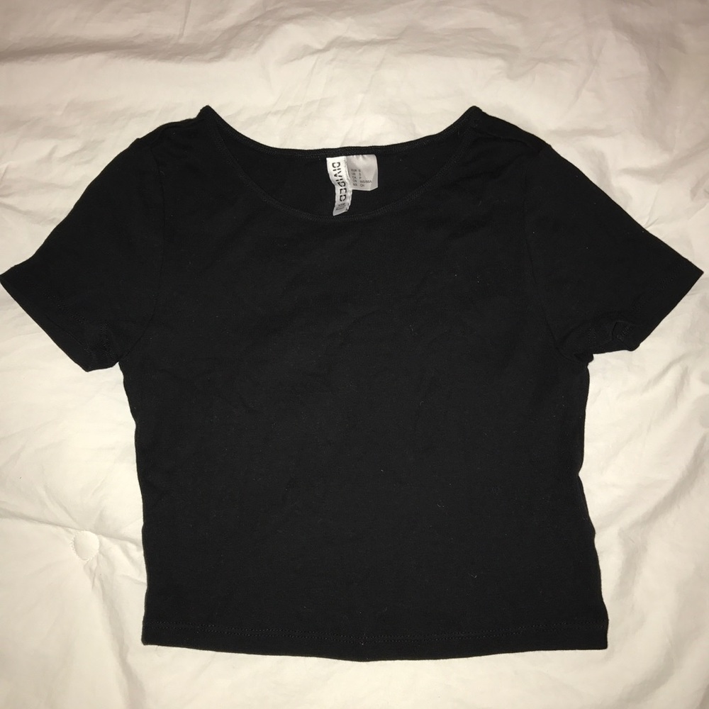 Black Crop Top